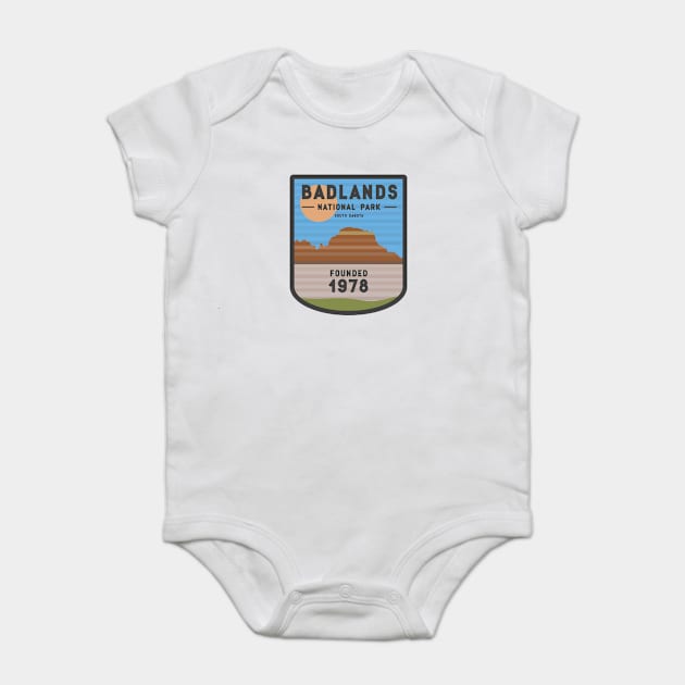 Badlands National Park Baby Bodysuit by deadright